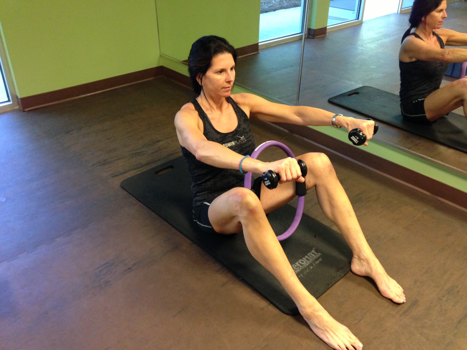 Pilates Workout California Rowing with Magic Circle Lowcountry